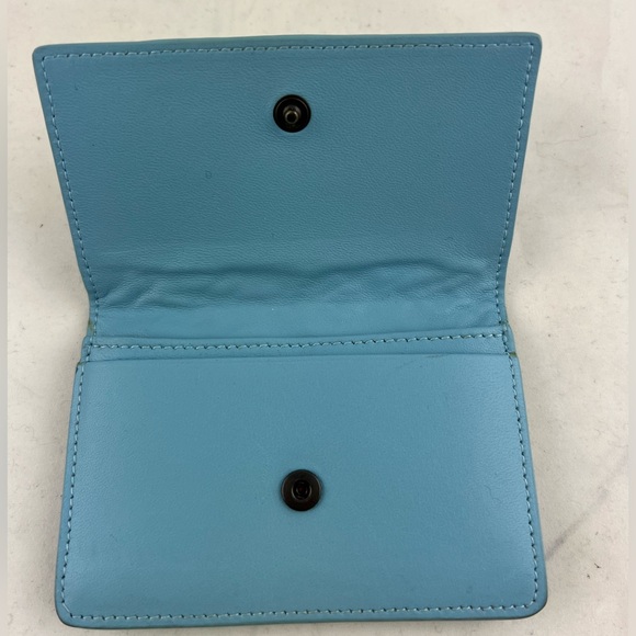 Bottege Veneta Pale Blue Card Holder - Picture 3 of 4